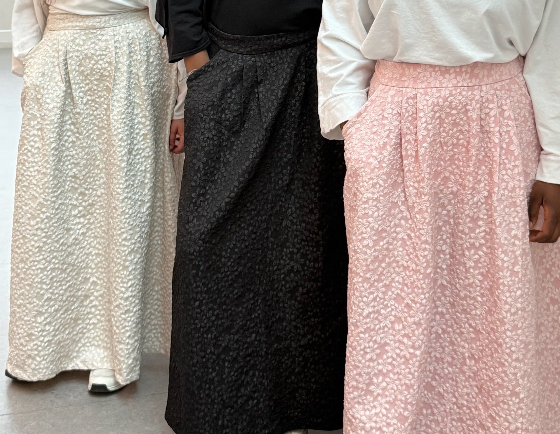 Jupe Minuit – Jacquard Noir