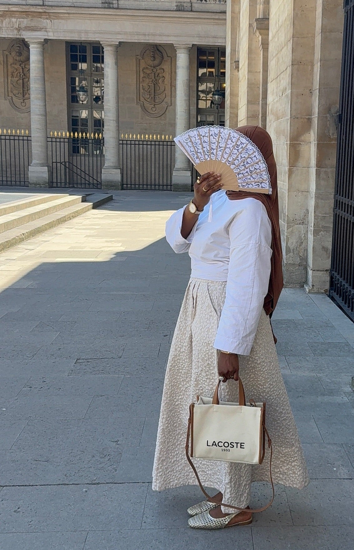 Jupe Aube – Jacquard Beige